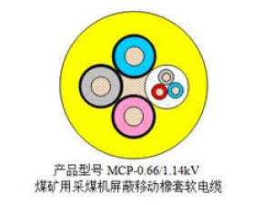 采煤机用软电缆